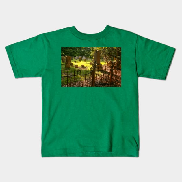 Old Cemetery Kids T-Shirt by Rob Johnson Photography